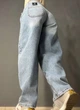 Джинсы женские Mikaletta 9505 SKATER BALON jeans широкий крой бананы косые карманы 29 голубые - изображение 4
