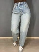 Джинсы женские Mikaletta 3249-13254 MOM RELAX jeans бананы высокая посадка стрейчевые 26 голубые - изображение 7