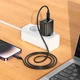 Сетевое зарядное устройство адаптер Hoco CS25A Rico |1USB/1Type-C, 20W/3A, поддержка быстрой зарядки PD/QC/FCP/AFC, многоуровневая защита, универсальная совместимость| Черный - изображение 6