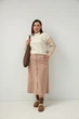 Спідниця з гудзиками Wear me XL Бежевий (темний) (20_24_85_10435) - изображение 2