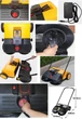 Подметальная машина аккумуляторная Sweeper JL550E 5000mAh 25л Цвет Серый - изображение 8