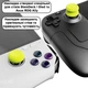 Силиконовые накладки на стики Skull & Co. 6 штук для игровой приставки Steam Deck / ASUS ROG Ally / Steam Deck OLED (Yellow / Желтые) для консоли геймпада Steam Controller Thumb grips - изображение 3