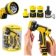 Насадка на шланг пистолет распылитель High pressure washing water gun WL707-2 желтый - изображение 5