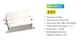 Підсилювач Wi-Fi EDUP EP-AB027 2,4 ГГц 5W (37 dBm) - изображение 2
