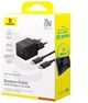 Сетевое зарядное устройство Baseus Palm Fast Charger USB-A USB-C 20 Вт PD3.0 QC4.0 + кабель Type-C 60 Вт 1 м Black (P10111608113-01) - изображение 5