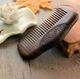 Жіночий дерев'яний гребінь для розчісування волосся Wooden Comb "A" гребінець - гребінець з двостороннім візерунком, 10х5.8х1.3 см, коричневий (102872846) - зображення 3