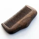 Жіночий дерев'яний гребінь для розчісування волосся Wooden Comb "A" гребінець - гребінець з двостороннім візерунком, 10х5.8х1.3 см, коричневий (102872846) - зображення 5