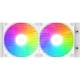 Система водяного охлаждения ID-Cooling Space LCD SL240 XE 4-pin 2-fans 240mm 300W ARGB White (SL240 XE White) - изображение 3