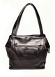 Сумка из натуральной кожи большая ARTiS Bags 1735 4620-201 Чорная Коричневый - изображение 3