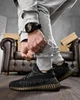 Стильные мужские кроссовки Yeezy 41р черно-белые (91461) - изображение 2
