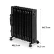 Масляний обігрівач Klarstein Thermaxx Heatstream 2500 Вт (10035109) - зображення 9