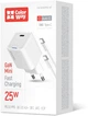 Сетевое зарядное устройство ColorWay GaN Mini 25W PD Port PPS USB-C + cable Type-C White (CW-CHS052PDC-WT) - изображение 6