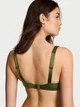 Комплект белья (лиф+трусики бразилиана) со стразами Victoria's Secret (2133866495154) Bombshell Push-Up 75D/L зеленый - изображение 3