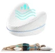 Підтримуюча ортопедична подушка для ніг CONTOUR LEG PILLOW 25х23х15,5 см з ефектом пам'яті, білий колір - зображення 9