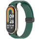 Ремешок Line Magnetic для Xiaomi Mi Band 9/8 Зеленый / Green - изображение 1