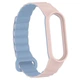 Ремешок Dual-color Magnetic для Xiaomi Mi Band 9/8 Light Pink / Lilac Blue - изображение 3