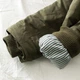 Зимняя парка с капюшоном из искусственного меха, зеленая, 110 см, 4 года - изображение 3