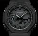 Черные полимерные мужские наручные часы Casio G-Shock GA-2100-1A1ER с полимерным ремешком - изображение 3