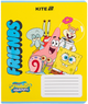 Набір шкільних зошитів Kite SpongeBob SquarePants 12 аркушів у клітинку 25 шт (SB25-232) - зображення 6