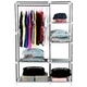 Тканевый шкаф для вещей Ason Storage Wardrobe 88105V2 2 секции 105 х 45 х 175 см Коричневый (51692BR) - изображение 3