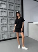 Жіночий костюм Hawaii COSY з шортами, L чорний MSH2 - зображення 1