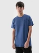 Футболка хлопковая длинная мужская 4F 4FWMM00TTSHM2256-32S XL Синяя (5905700343516) - изображение 1