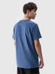 Футболка хлопковая длинная мужская 4F 4FWMM00TTSHM2256-32S XL Синяя (5905700343516) - изображение 2