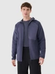 Толстовка на молнии мужская 4F 4FWSS25TSWSM1751-22S 2XL Темно-серая (5905700395515) - изображение 6