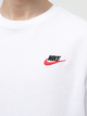 Футболка бавовняна довга чоловіча Nike M Nsw Club Tee AR4997-100 XL Біла (191888618330) - зображення 3