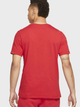 Футболка хлопковая длинная мужская Jordan M J Jumpman Emb Ss Crew DC7485-687 M Червона (195238739539) - зображення 2