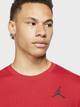 Футболка хлопковая длинная мужская Jordan M J Jumpman Emb Ss Crew DC7485-687 L Червона (195238739546) - зображення 4