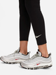 Спортивні легінси для фітнесу жіночі Nike W Nsw Nk Clsc Hr 7/8 Tight Lbr DV7789-010 XL Чорні (196153414709) - зображення 4