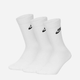 Набір жіночих шкарпеток 3 пари Nike U Nk Nsw Everyday Essential Cr DX5025-100 34-38 (S) Білий (196148785685) - зображення 1