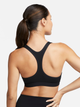 Спортивний топ для фітнесу жіночий Nike W Nk Swsh Lgt Spt Bra DX6817-010 XS Чорний (196608848066) - зображення 2