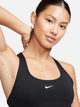 Спортивний топ для фітнесу жіночий Nike W Nk Swsh Lgt Spt Bra DX6817-010 S Чорний (196608848073) - зображення 4