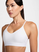 Спортивний топ для фітнесу жіночий Nike W Nk Df Indy Lgt Spt Bra FD1062-100 XS Білий (197593031372) - зображення 4