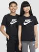 Koszulka dziecięca dla dziewczynki Nike K Nsw Tee Futura Hbr FZ5178-010 128-134 cm (S) Czarna (197596192483) - obraz 6