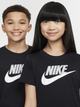 Підліткова футболка для дівчинки Nike K Nsw Tee Futura Hbr FZ5178-010 146-152 см (L) Чорна (197596512212) - зображення 5