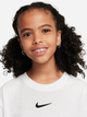 Koszulka dziecięca dla dziewczynki Nike G Nsw Tee Boy Essntl Lbr FZ5539-100 128-134 cm (S) Biała (197596928969) - obraz 4