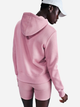 Худі тепле жіноче Nike W Nsw Phnx Flc Std Po Hoodie HF6839-699 M Рожеве (197859620937) - зображення 2