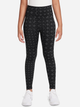 Дитячі спортивні легінси для дівчинки Nike G Nk Df One Tght Aop HF8228-010 134-140 см (M) Чорні (197859768608) - зображення 1