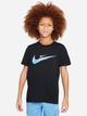 Koszulka młodzieżowa chłopięca Nike B Nsw Si Graphic Tee HV6970-010 146-152 cm (L) Czarna (197861862752) - obraz 1
