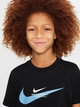 Koszulka młodzieżowa chłopięca Nike B Nsw Si Graphic Tee HV6970-010 146-152 cm (L) Czarna (197861862752) - obraz 3