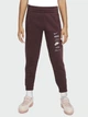 Детские теплые спортивные штаны-джоггеры на флисе для девочки Nike K Nsw Club Flc Jggr Mlogo HQ0973-652 128-137 см Коричневые (197601383783) - изображение 5