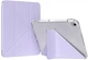 Чехол для планшета BeCover Ultra Slim Origami Transparent для Apple iPad Mini 6 2021 с креплением для стилуса Apple Pencil Purple (BC_712933) - изображение 1