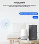 Розумна смарт WiFi розетка Girier 20А з лічильником електроенергії і таймером Біла / Розетка з енергометром Квадратна - зображення 6