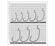 Гачки Owner J-Light Worm Hook 5109 (B-94) №2 Black chrome - зображення 4