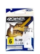 Крючки с поводком Owner RL-340 №6 - изображение 1