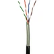 Мережевий кабель вита пара для зовнішніх робіт GEAR CAT.6 FTP-CCA-4Px2x0.51 Outdoor PVC+PE чорний - зображення 2