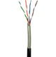 Мережевий кабель вита пара для зовнішніх робіт GEAR CAT.5E FTP-CCA-4Px2x0.51 Outdoor PVC+PE чорний - зображення 2